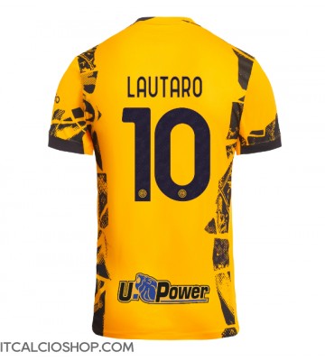 Inter Milan Lautaro Martinez #10 Terza Maglia 2024-25 Manica Corta